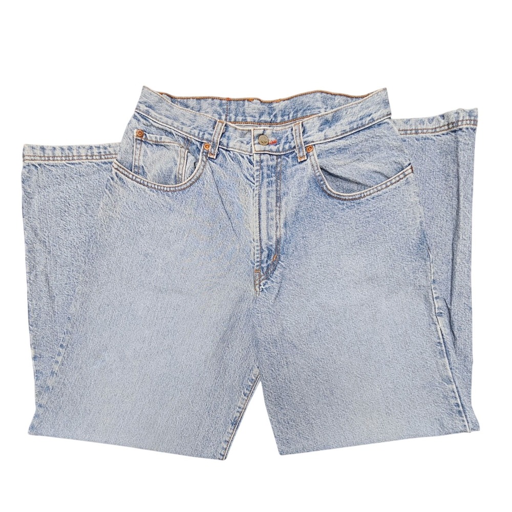 Vintage Lucky Brand Dungarees USA Made Jeans Women's 32 High Rise Light Wash
